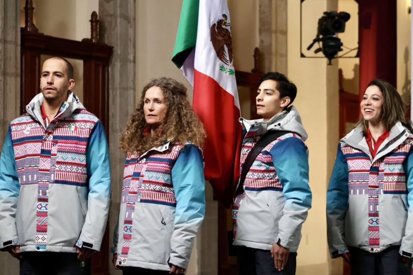 Claudia Sheinbaum abandera a la delegación mexicana rumbo a Milano-Cortina 2026 