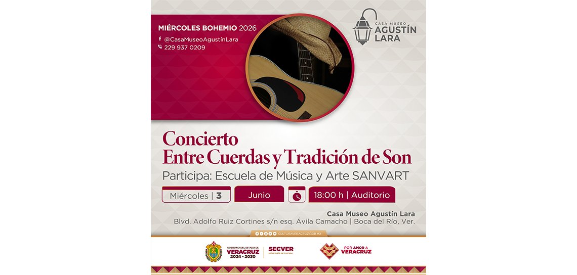 Miércoles Bohemios llenan de música la Casa Museo Agustín Lara