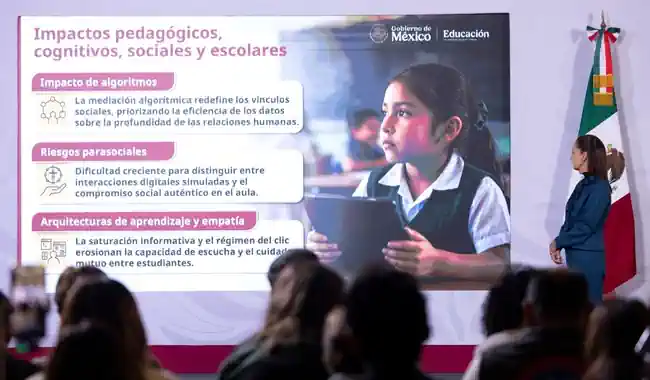 Continúa discusión sobre regulación de plataformas digitales y redes sociales para que se conozca el impacto de su uso excesivo: presidenta