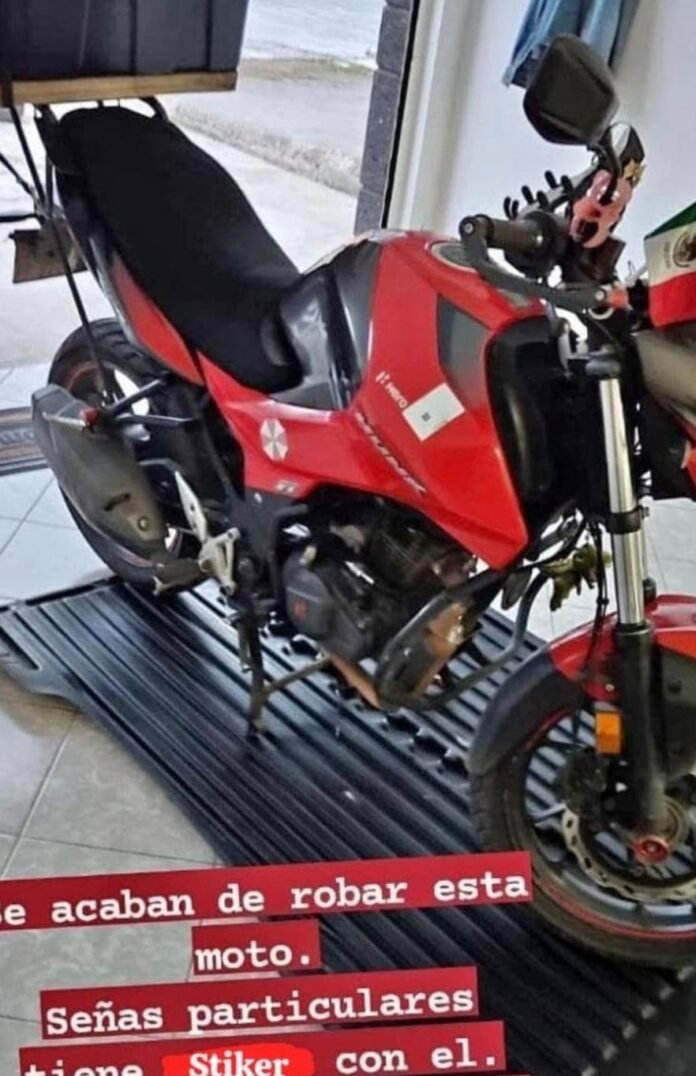 Robo de motocicletas en Veracruz: más de 2 mil 300 casos en el último año